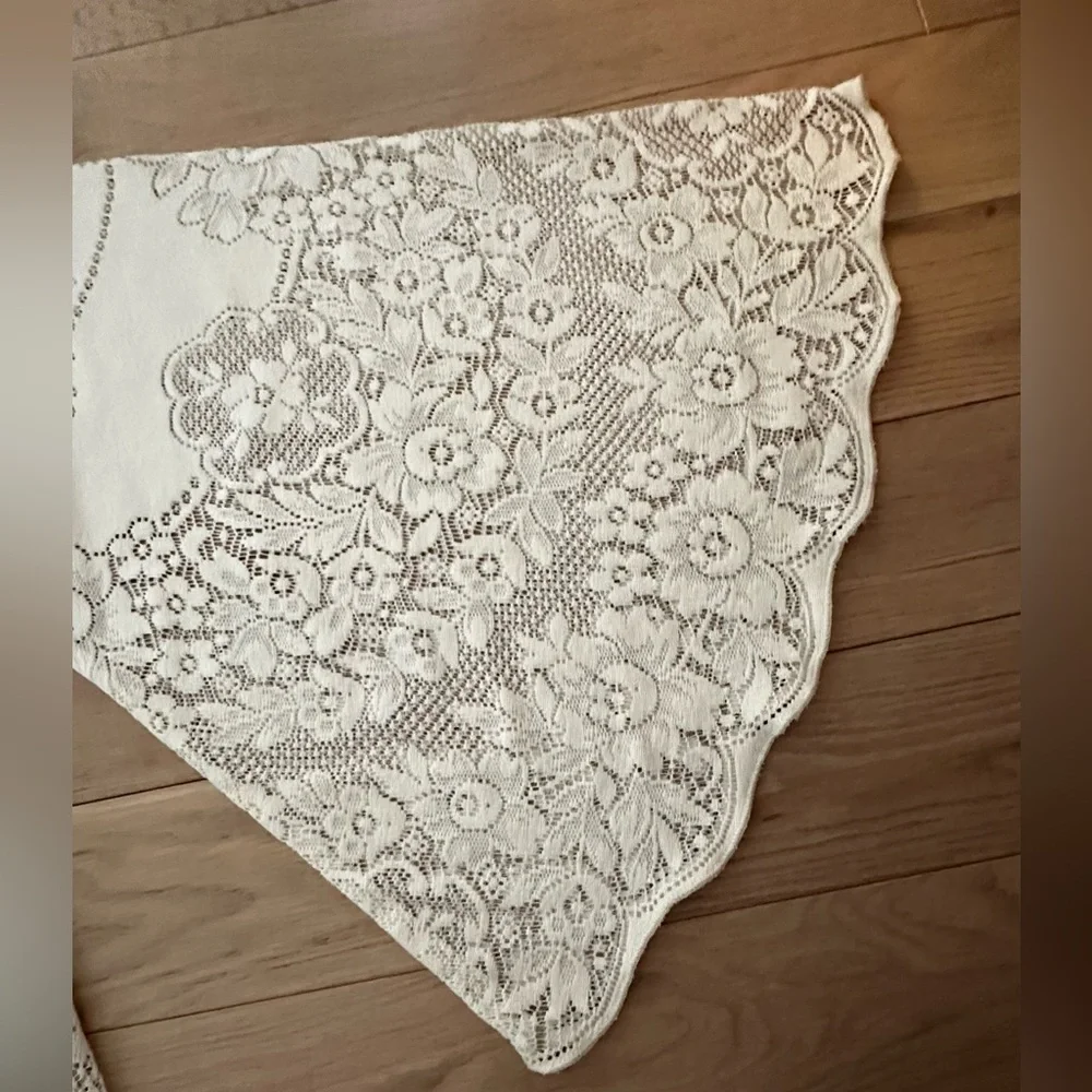 Vintage 60’s 70’s crochet lace boho bell sleeve dress - Picture 11 of 16